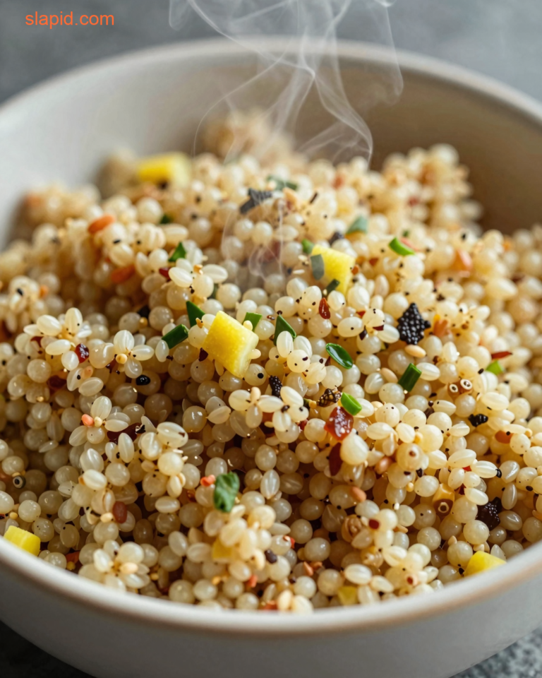 Delicious plate of Lemon Herb Quinoa Bowl