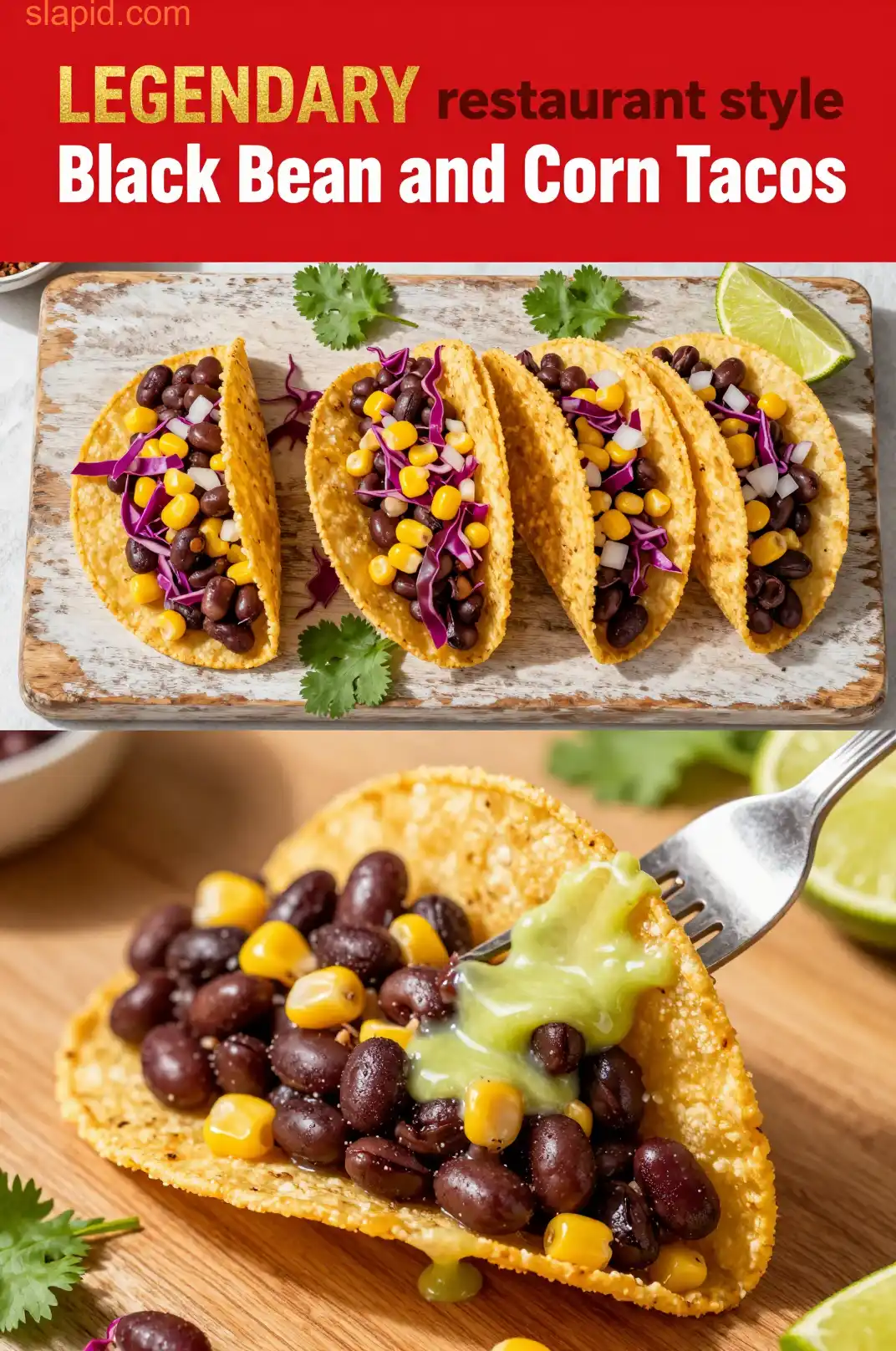 Black Bean and Corn Tacos - Budget-Friendly Meals - Slapid