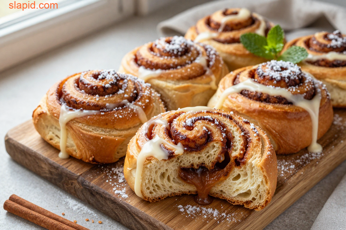 Step by step Cinnamon Swirl Buns