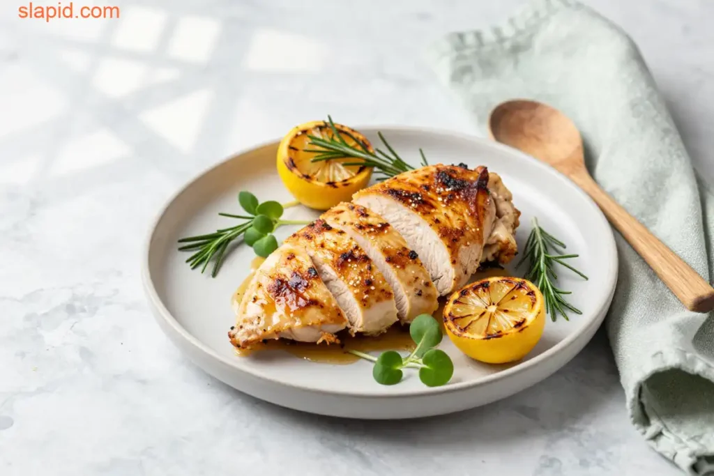 Step by step Easy Baked Chicken Breast with Lemon-Rosemary
