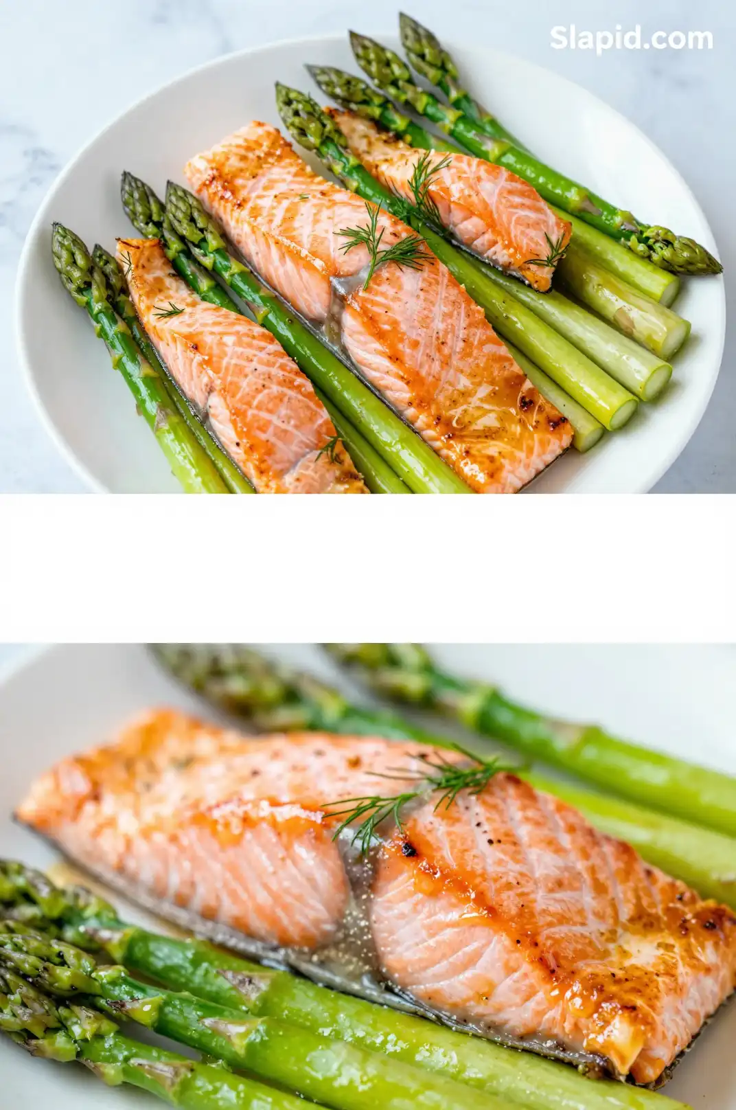Easy Baked Salmon with Dill and Asparagus - Healthy Eating Recipe | Slapid