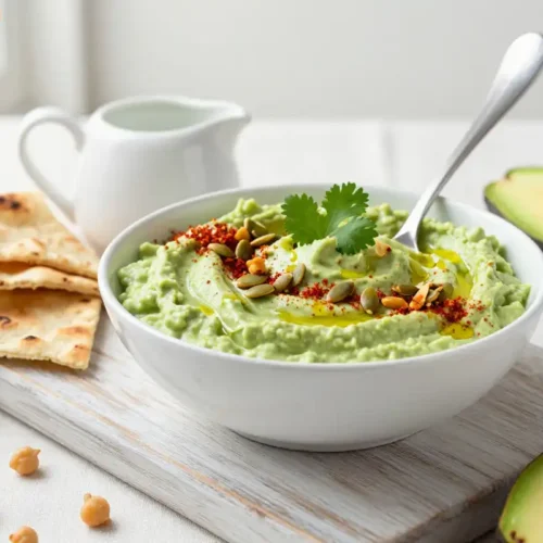 Step by step Easy Creamy Avocado White Bean Dip