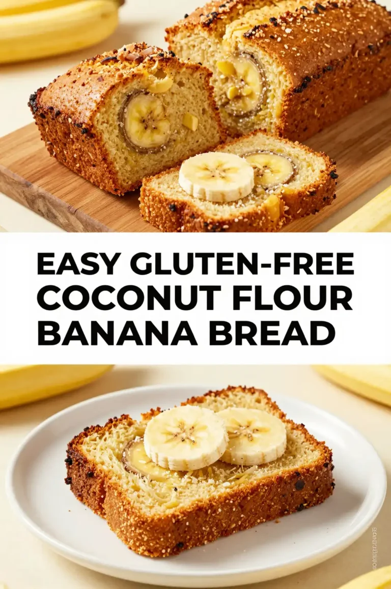 Easy Gluten-Free Coconut Flour Banana Bread - Bread & Baking Recipe | Slapid