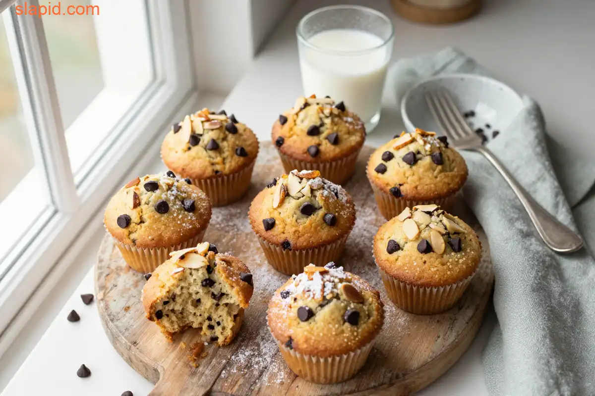 Easy Homemade Gluten-Free Banana Bread Muffins plated dish