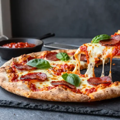 Step by step Easy Homemade Gluten-Free Cauliflower Crust Pizza