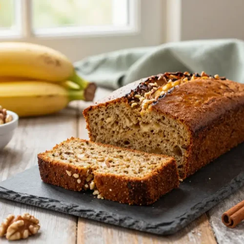 Step by step Easy Homemade Gluten-Free Vegan Banana Bread