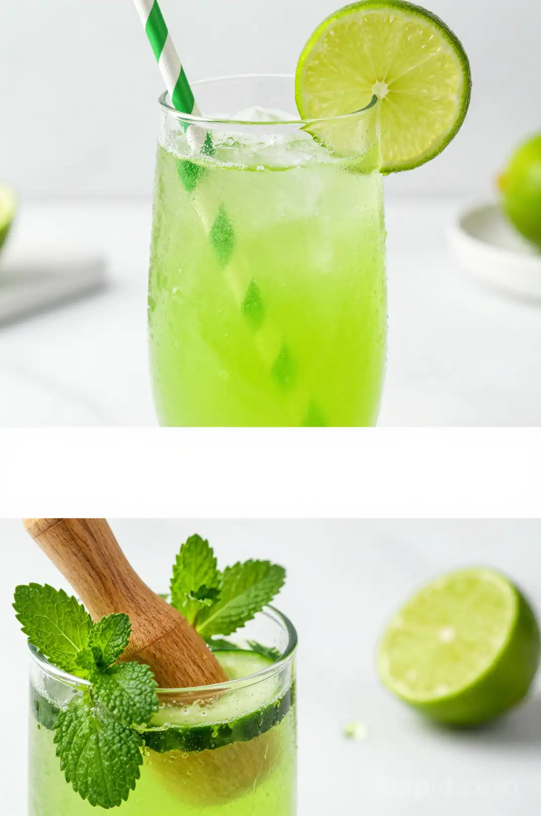 Easy Homemade Refreshing Cucumber Mint Limeade Recipe - Beverages Recipe | Slapid