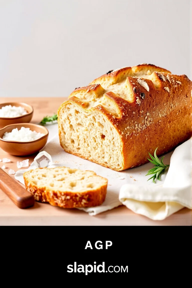 Easy No-Knead Artisan Dutch Oven Crusty Bread - Bread & Baking Recipe | Slapid