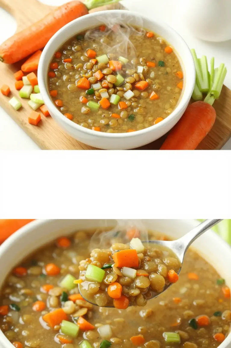 Easy One-Pot Lentil Soup with Vegetables - Budget-Friendly Meals Recipe | Slapid