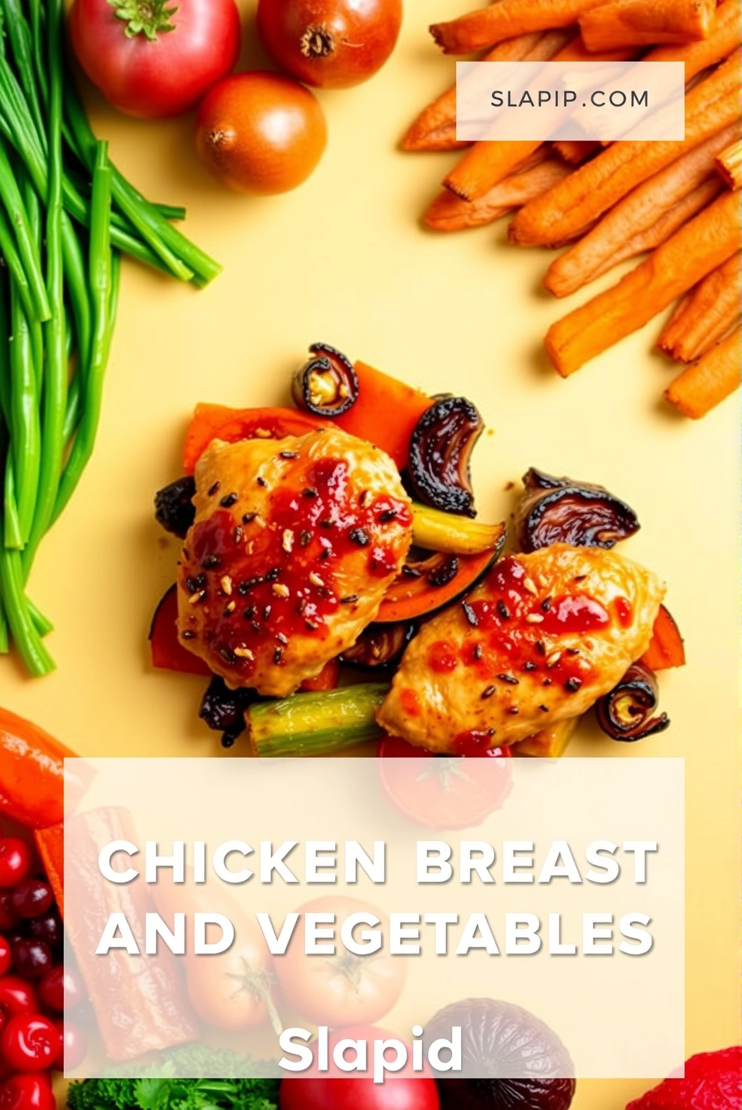 Easy Oven-Baked Chicken Breast with Vegetables - Dinner Recipes Recipe | Slapid