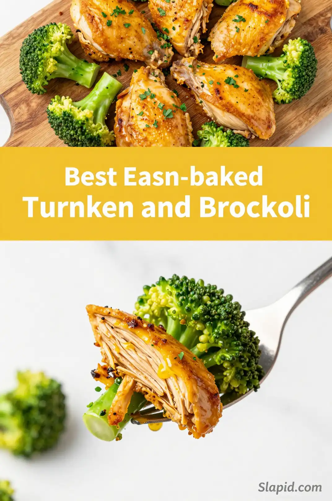 Easy Oven-Baked Turmeric Chicken and Broccoli - Chicken & Poultry Recipe | Slapid