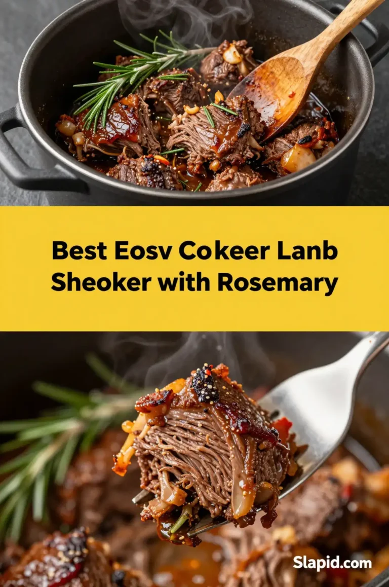 Easy Slow Cooker Lamb Shoulder with Rosemary - Beef & Lamb Recipes Recipe | Slapid