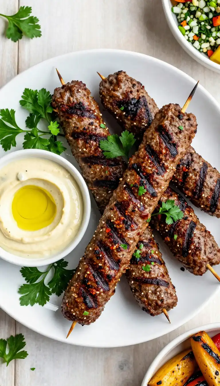 10-Minute Cast Iron Juicy Lebanese Kafta: Umami-Packed Freezer Meal Prep