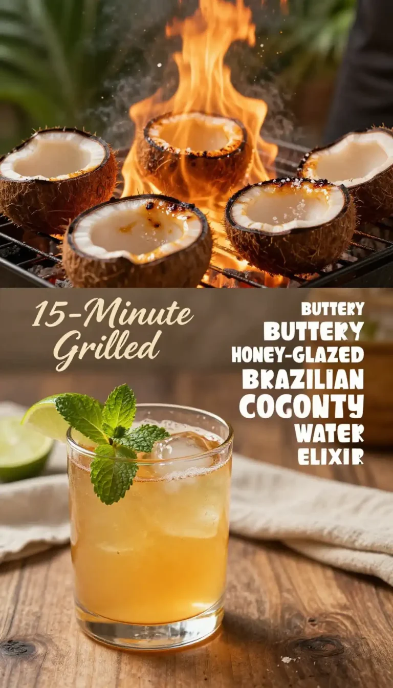 15-Minute Grilled Buttery Honey-Glazed Brazilian Coconut Water Elixir