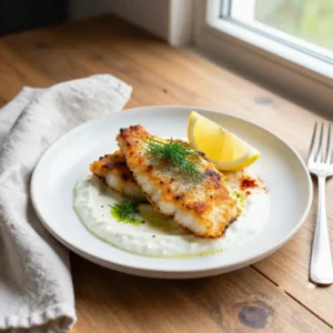 Step by step 15-Minute Stovetop Fluffy Peppery Turkish Cod with Zesty Dill