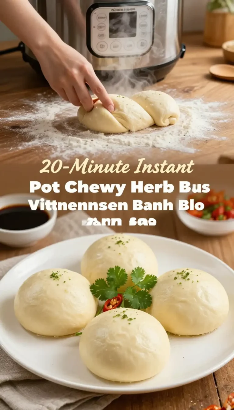 20-Minute Instant Pot Chewy Herbaceous Vietnamese Banh Bao