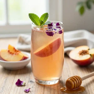 Step by step 20-Minute Pressure Cooker Honey-Glazed Mediterranean Nectarine & Rosewater Elixir