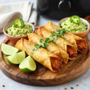 Step by step Air Fryer Melt-in-Mouth Citrus Chipotle Chicken Taquitos (Whole30)