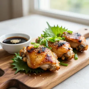 Step by step Baked Charred Sugar-Free Japanese Herb Chicken Thighs (Better-Than-Takeout)