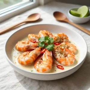 Step by step Buttery Slow Cooker Brazilian Coconut Shrimp (Better-Than-Takeout Low-Carb)