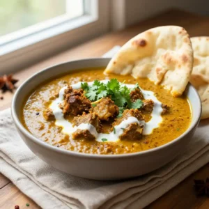 Step by step Creamy Slow Cooker Indian-Spiced Lamb Curry with Coconut Milk