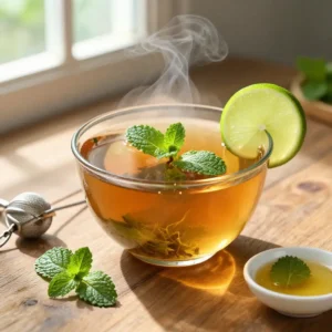 Step by step Crispy One-Pot Vietnamese Herbal Mint Tea (Dairy-Free Restaurant-Style)