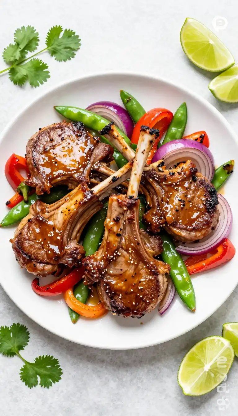 Flaky Sheet Pan Thai Spiced Lamb Chops: Restaurant-Style Weeknight Delight