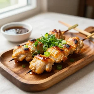 Step by step Golden Grilled Umami Chicken Skewers with Miso-Ginger Glaze (30-Minute)