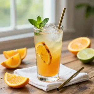 Step by step Grilled Moroccan Spiced Umami-Packed Citrus Mint Refresher (Keto)