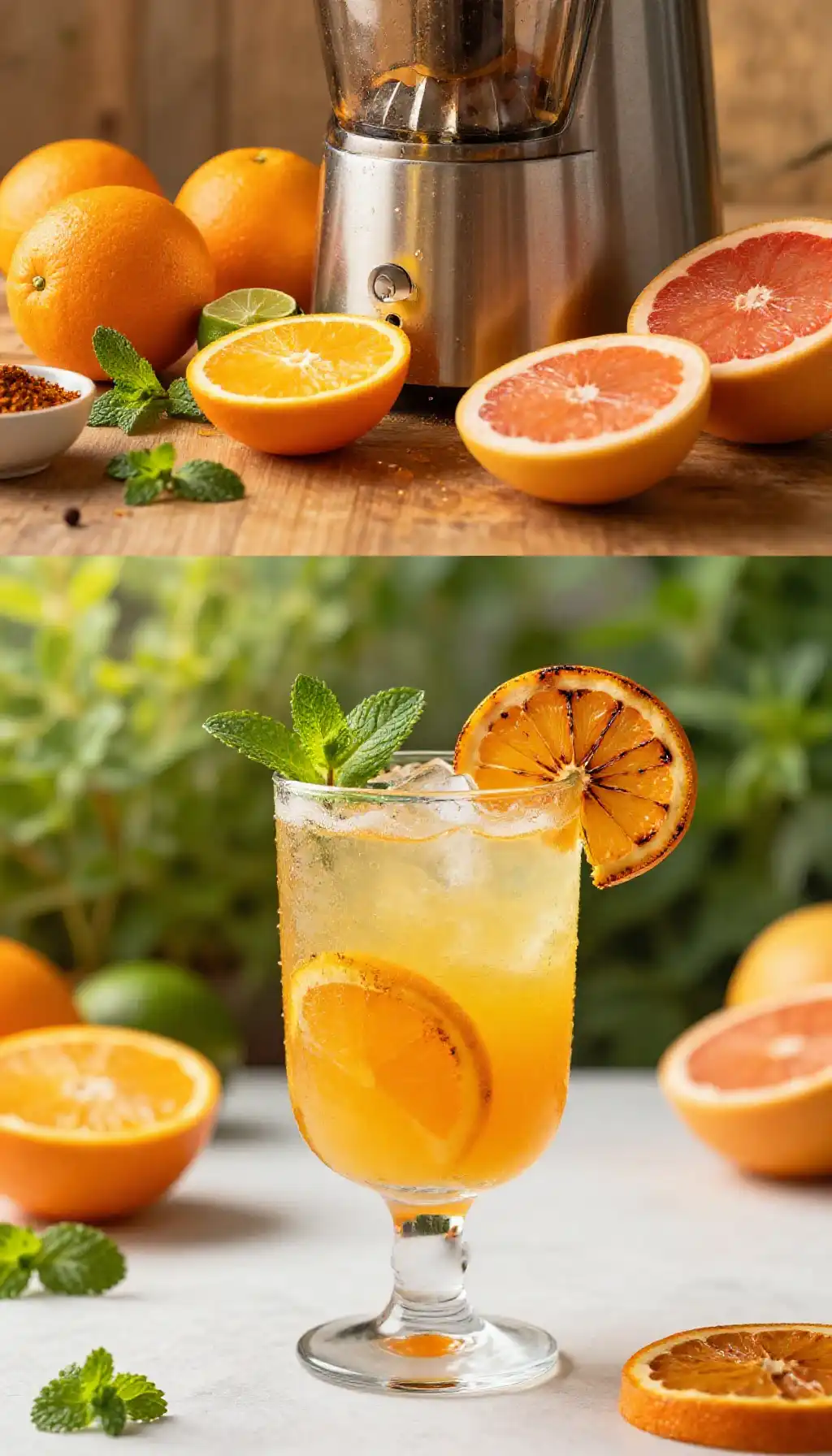Grilled Moroccan Spiced Umami-Packed Citrus Mint Refresher (Keto)