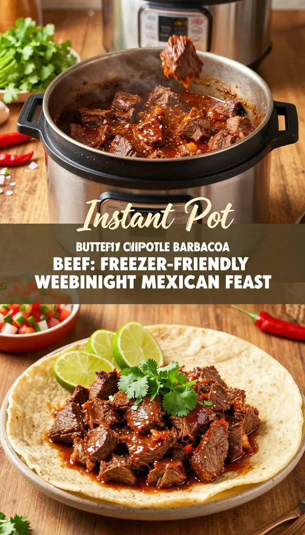 Instant Pot Buttery Chipotle Barbacoa Beef: Freezer-Friendly Weeknight Mexican Feast