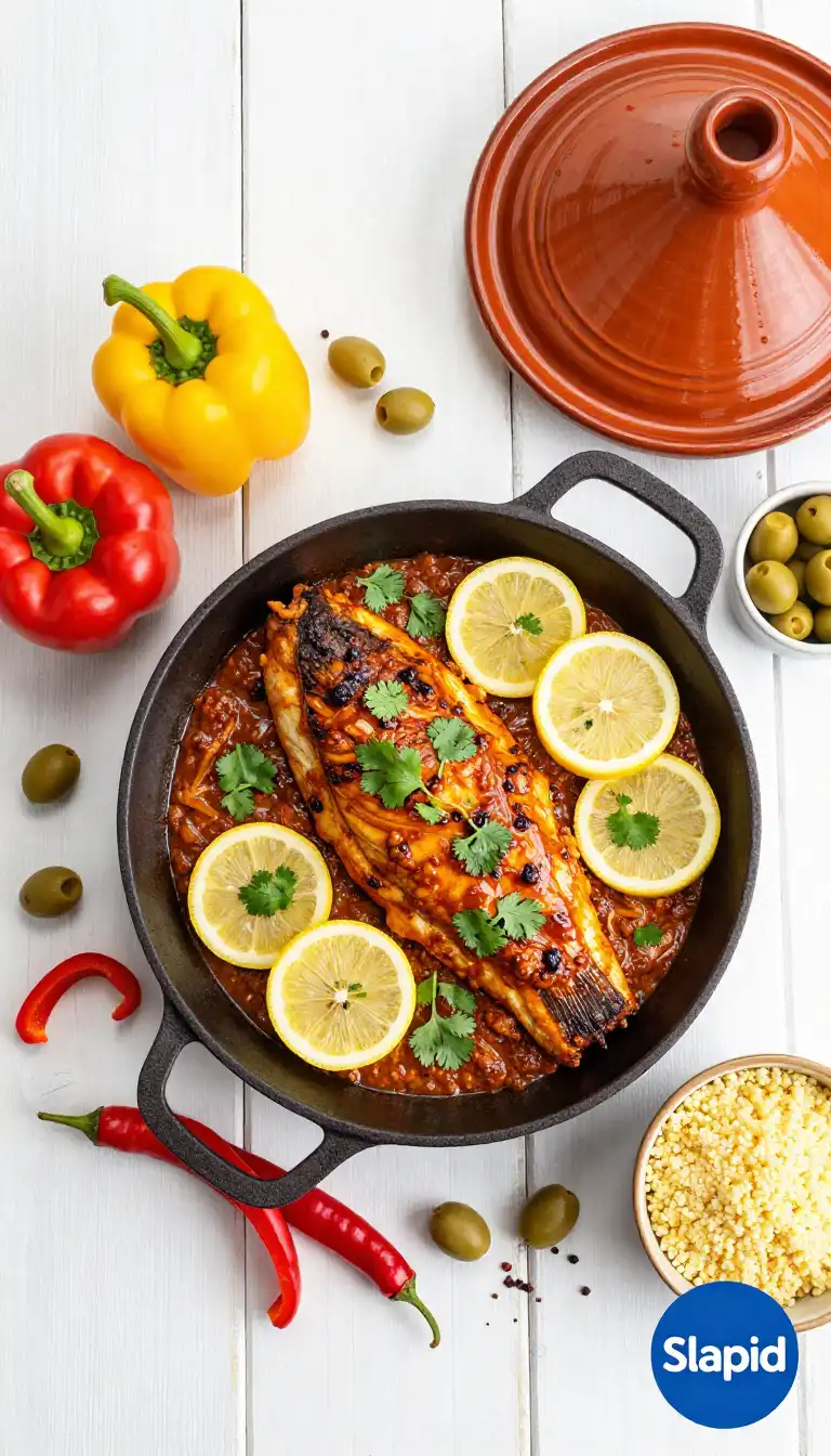 Instant Pot Caramelized Moroccan Harissa Halibut Tagine (Whole30)