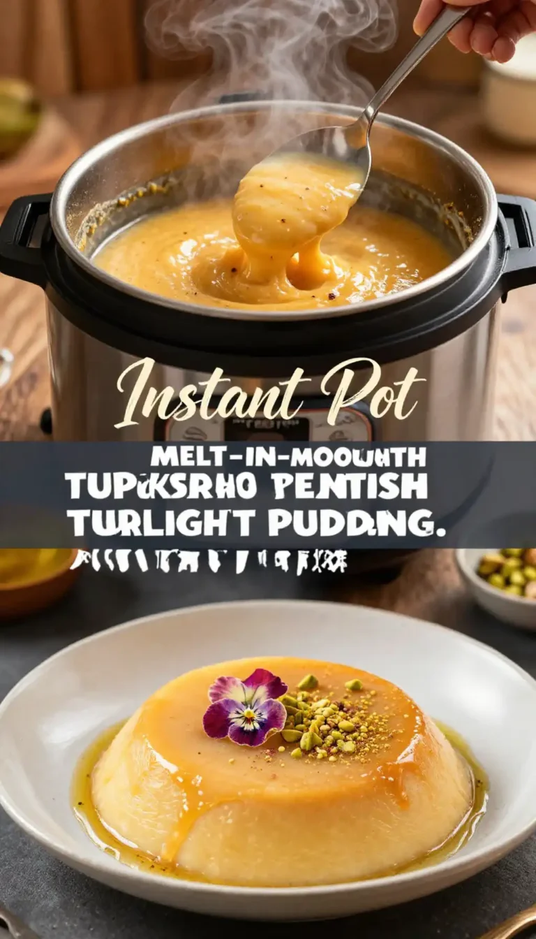 Instant Pot Melt-in-Mouth Peppery Rosewater Turkish Delight Pudding