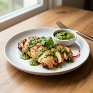 Step by step No-Cook Smoked Aji Verde Chicken: Juicy Peruvian Paleo Delight