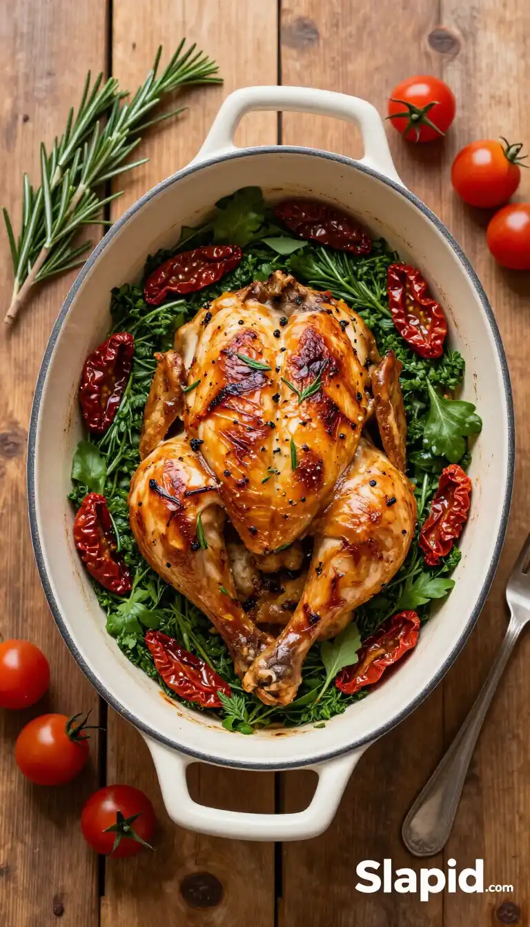 One-Hour Chewy Dutch Oven Aromatic Italian Vegan Chicken