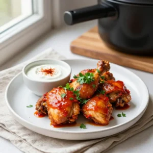 Step by step Pressure Cooker Chewy Turkish Chicken with Sweet Chili Glaze