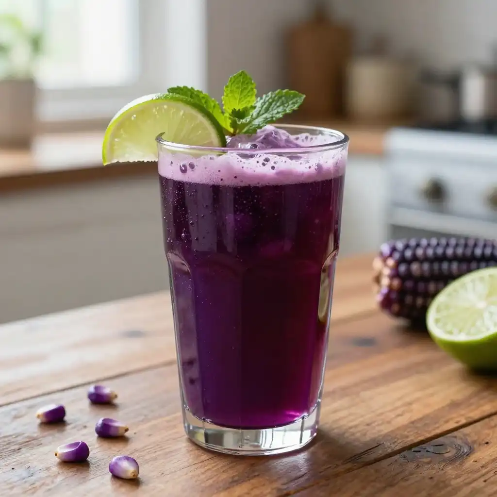 Sheet Pan Zesty Chewy Peruvian Purple Corn Elixir (Keto) plated dish