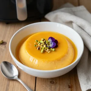 Step by step Silky Air Fryer Cardamom-Saffron Mango Pudding for Speedy Meal Prep