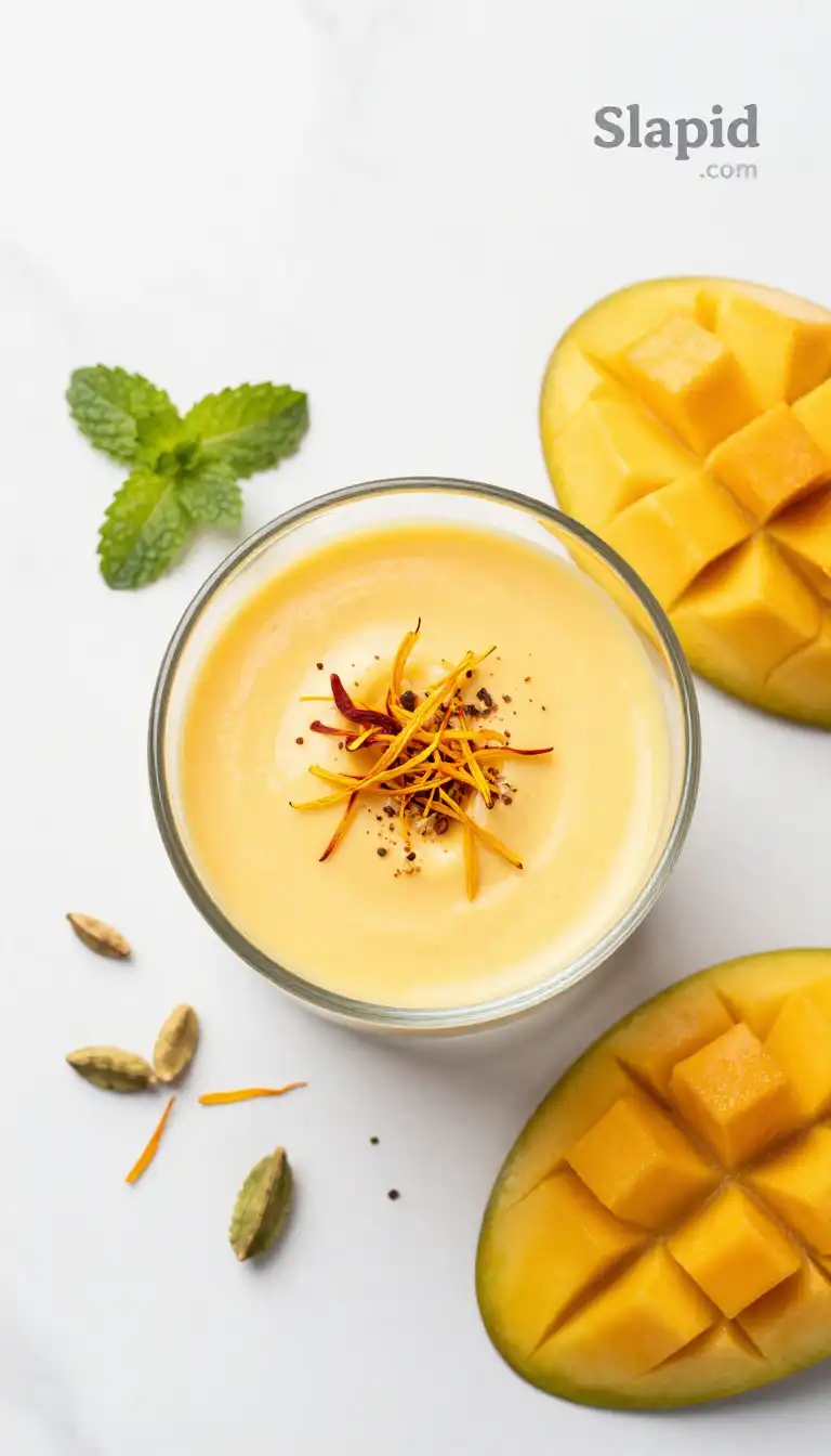 Silky Air Fryer Cardamom-Saffron Mango Pudding for Speedy Meal Prep