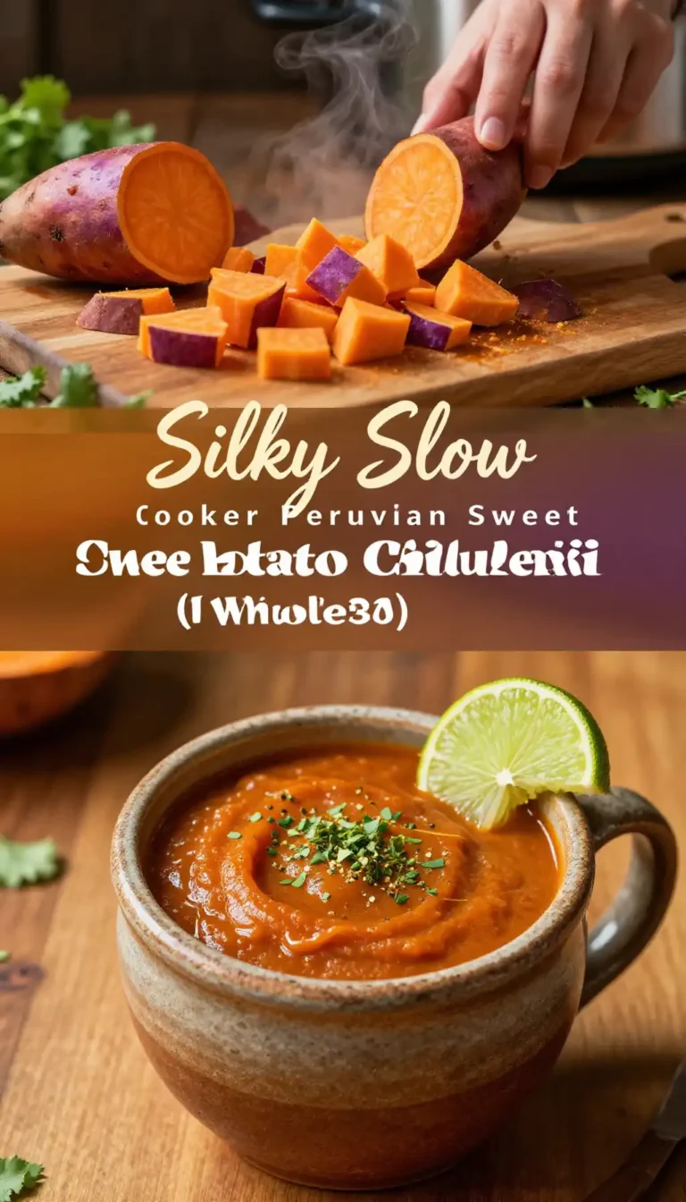 Silky Slow Cooker Peruvian Sweet Potato Chili Elixir (Whole30)