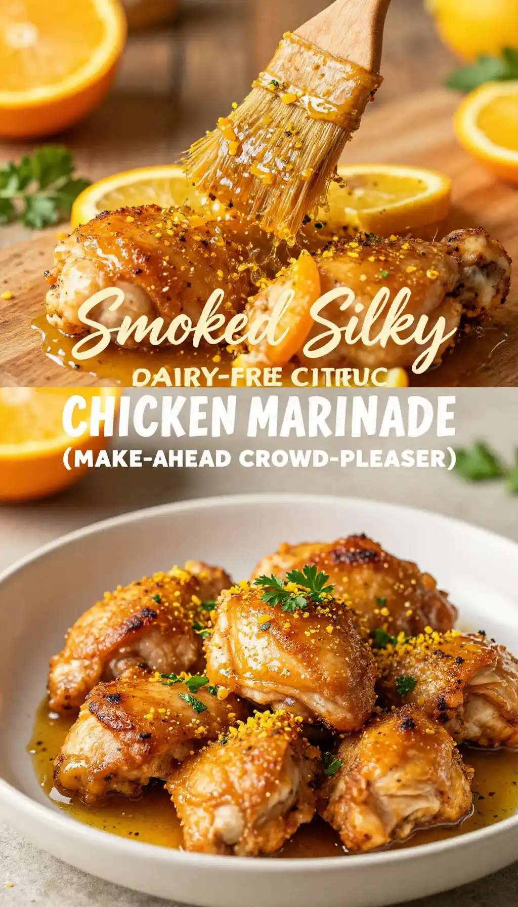 Smoked Silky Dairy-Free Citrus Chicken Marinade (Make-Ahead Crowd-Pleaser)