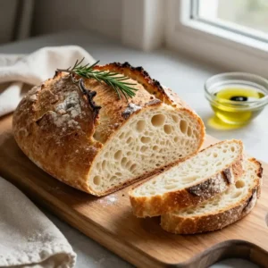 Step by step Easy No-Knead Artisan Dutch Oven Bread Recipe