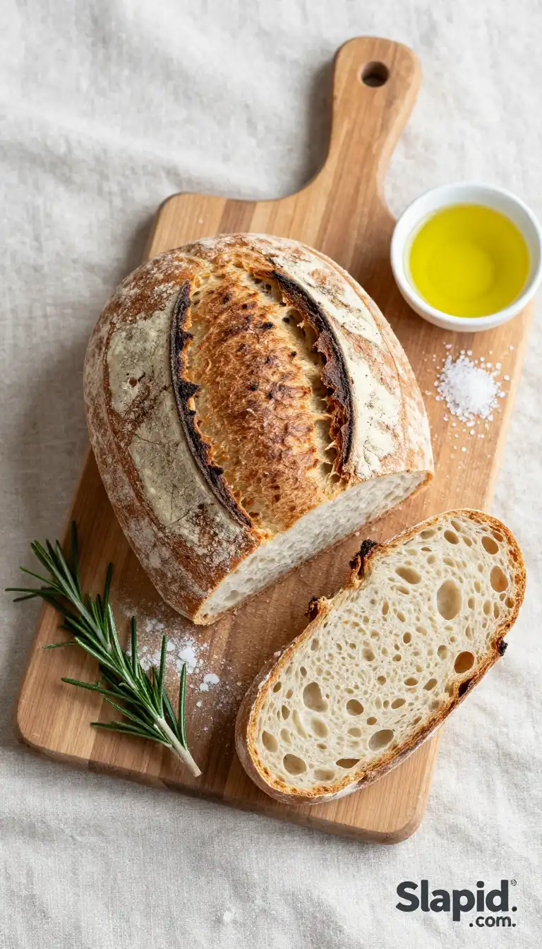 Easy No-Knead Artisan Dutch Oven Bread Recipe - Bread & Baking Recipe | Slapid