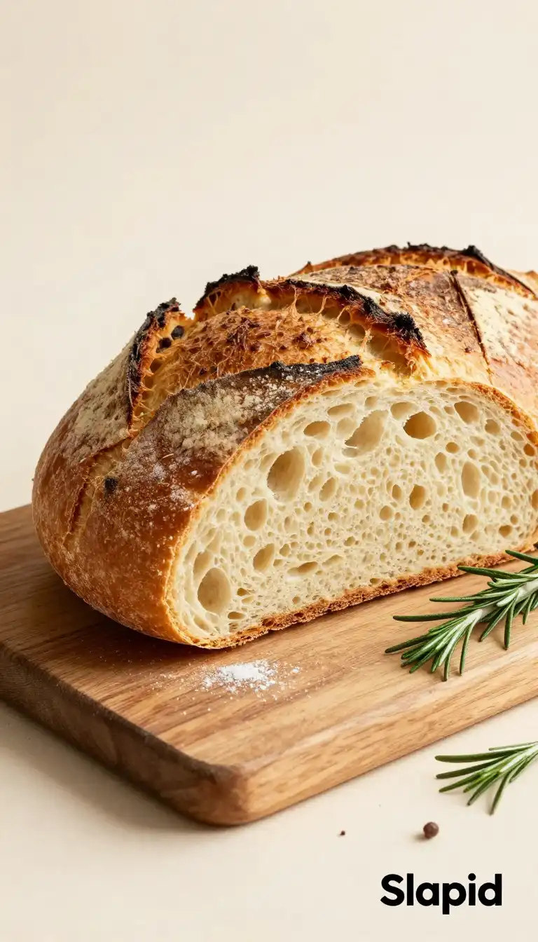 Easy No-Knead Artisan Dutch Oven Bread Recipe - Bread & Baking Recipe | Slapid