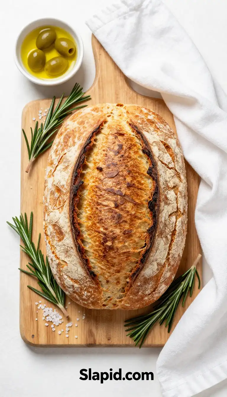 Easy No-Knead Artisan Dutch Oven Bread Recipe - Bread & Baking Recipe | Slapid