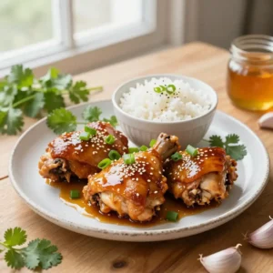 Step by step Easy Slow Cooker Honey Garlic Chicken Thighs
