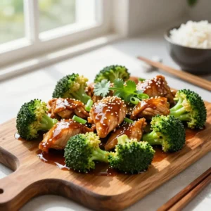 Step by step Sheet Pan Hoisin Chicken and Broccoli Stir-Fry