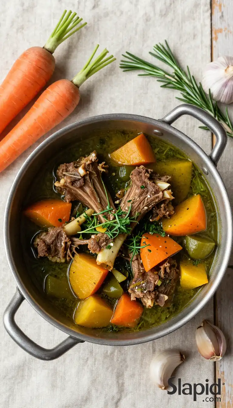 Slow Cooker Lamb Stew with Root Vegetables and Herbs - Beef & Lamb Recipes Recipe | Slapid