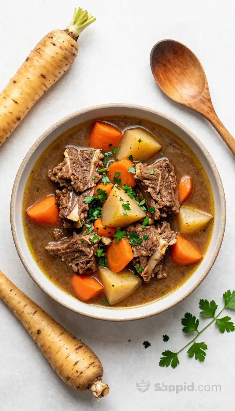 Slow Cooker Lamb Stew with Root Vegetables and Herbs - Beef & Lamb Recipes Recipe | Slapid