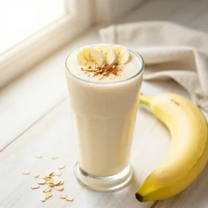 3-Ingredient Banana Oat Smoothie: Quick Breakfast